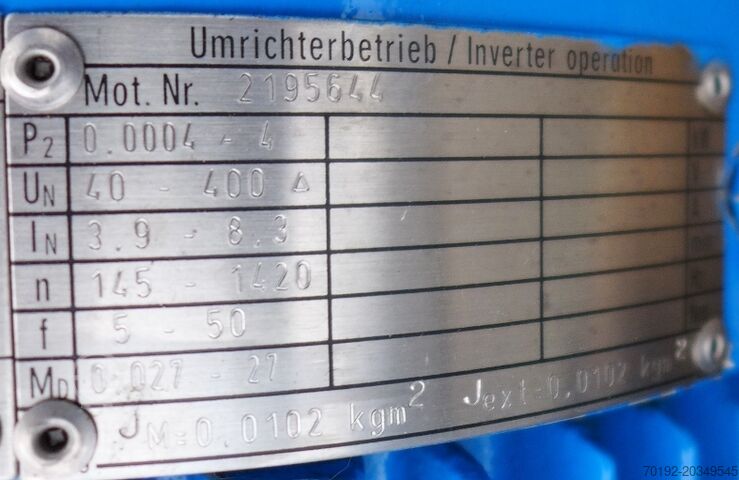 3860 liter pressure vessel made of V4A with beam agitator  8809