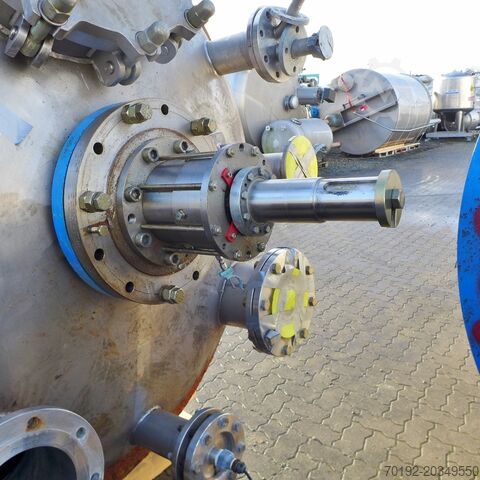 3,586-liter heatable/coolable reactor made of V4A with anchor agitator HANAG 8762