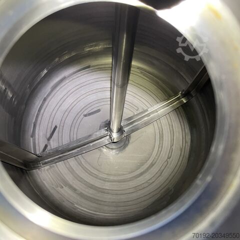 3,586-liter heatable/coolable reactor made of V4A with anchor agitator HANAG 8762