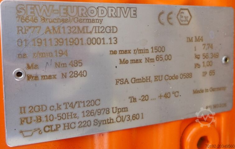 3690 liter heatable/coolable reactor made of V4A with beam agitator HANAG 8758