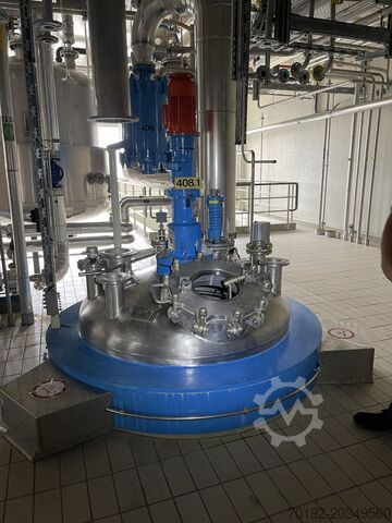 3690 liter heatable/coolable reactor made of V4A with beam agitator HANAG 8758