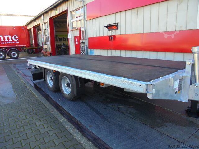 Anhänger mit offener Pritsche Fliegl Tandem Plattformanhänger TPS 118 Bau