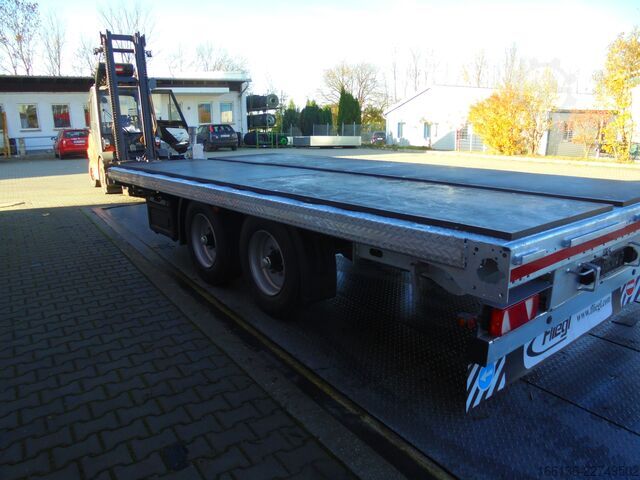 Anhänger mit offener Pritsche Fliegl Tandem Plattformanhänger TPS 118 Bau
