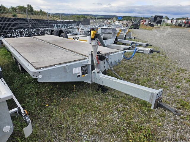 Anhänger mit offener Pritsche Fliegl Tandem Plattformanhänger TPS 118 Bau
