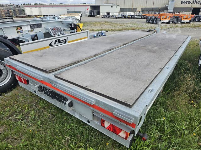 Anhänger mit offener Pritsche Fliegl Tandem Plattformanhänger TPS 118 Bau