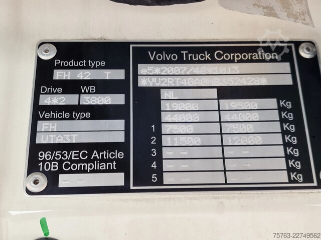Standard-SZM Volvo FH 13.500 4x2 Globetrotter XL - I parkcool - 2x...