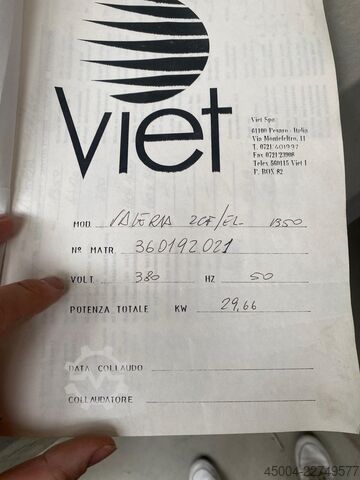 Breitbandschleifmaschine Viet 