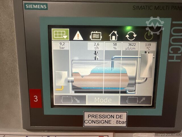 Steam boiler 22T/h, 10 bar LOOS HTC