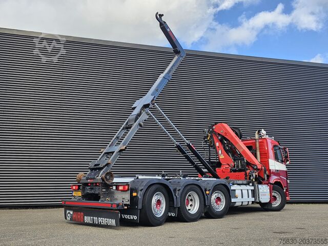 Hook arm system Volvo FM 420 8x2 / HIAB HOOKLIFT + 30 t/m CRANE - KRAN