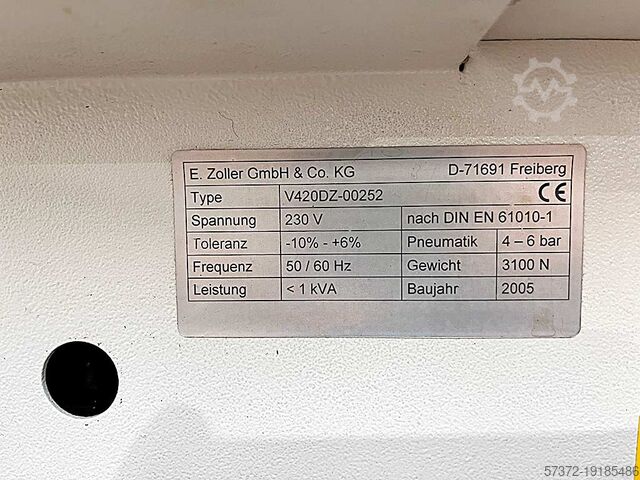 Tool Preset System Zoller Venturion 500