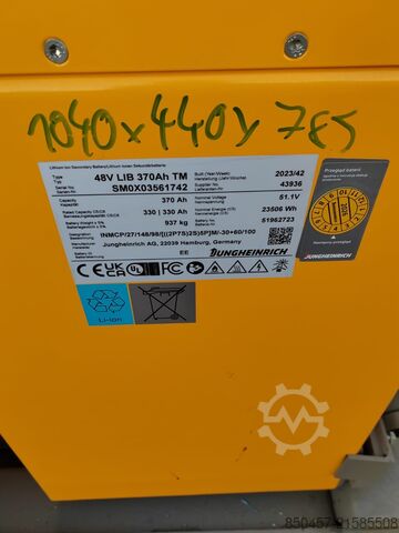 Schubmaststapler Jungheinrich ETM 214 Li-ion/ Camera/ drive-in