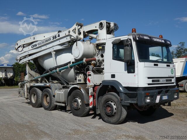 Concrete pump truck Iveco EUROTRAKKER 410 E44