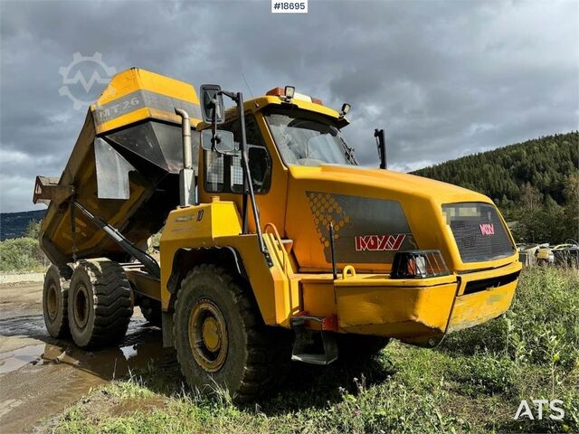 Muldenfahrzeug Moxy MT26 6x6 Dumper. Delivered Certified.