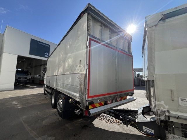 LKW mit Pritsche & Plane MAN TGX 25.510 6x2-4 BL mit Hänger, Aufbau