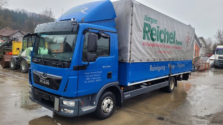 LKW mit Pritsche & Plane MAN TGL 12.220 Pritsche/Plane LBW