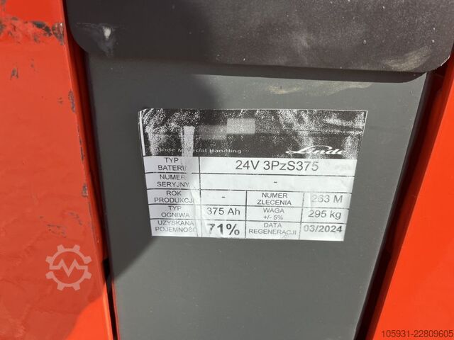 Stand-on stacker Linde L14AP