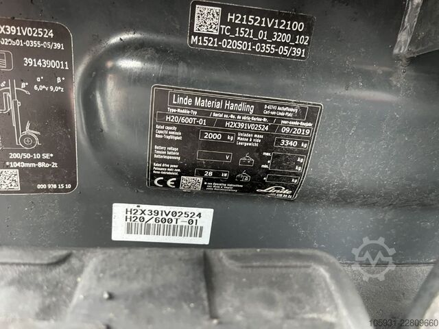 LPG Forklifts Linde H20T-01