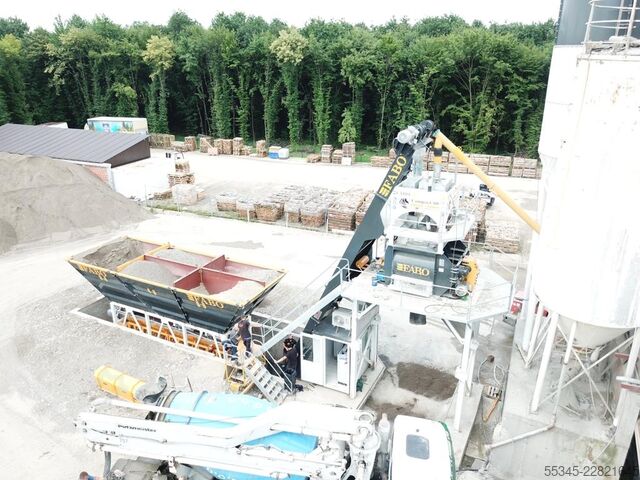Betonmischanlage / Betonwerk FABO Concrete Batching Plant 60 m3 Compact Concrete Batching Plant