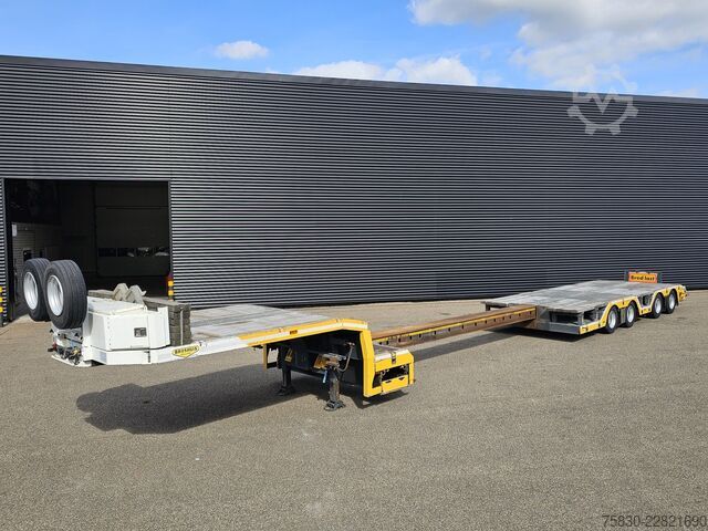 Tieflader Broshuis 4AOU-16-40 / RADMULDEN / AUSZIEBAR