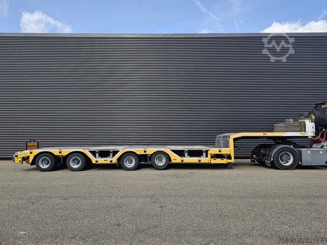 Tieflader Broshuis 4AOU-16-40 / RADMULDEN / AUSZIEBAR