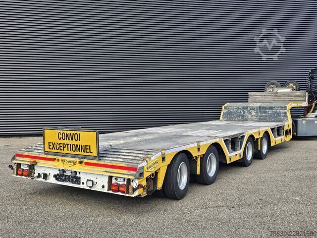 Tieflader Broshuis 4AOU-16-40 / RADMULDEN / AUSZIEBAR