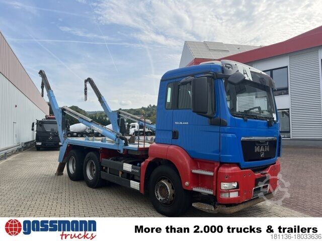 Kipper LKW MAN TGS 26.440 6X4 BB, Tele-Absetzer