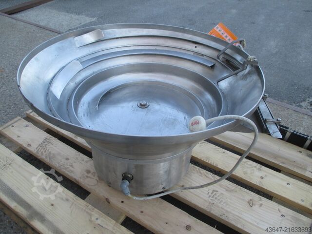 Vibrationsförderer, Teileförderer, Edelstahl BONINO VD4N