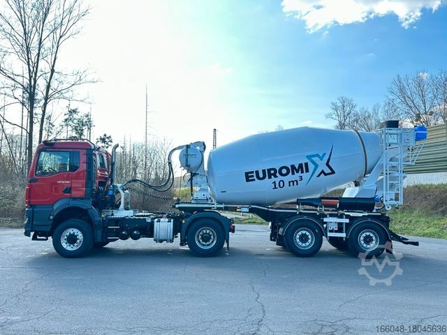 Semitrailer  EUROMIX MTP - Fahrmischer  EM 10 L  2-Achser