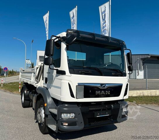 Tipper truck MAN TGM 15.290/Kipper/4x2/NL7,7 To/AHK/Nur55 tkm/Top