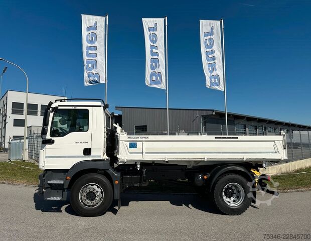 Tipper truck MAN TGM 15.290/Kipper/4x2/NL7,7 To/AHK/Nur55 tkm/Top