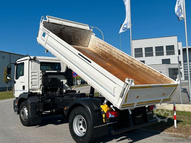 Tipper truck MAN TGM 15.290/Kipper/4x2/NL7,7 To/AHK/Nur55 tkm/Top