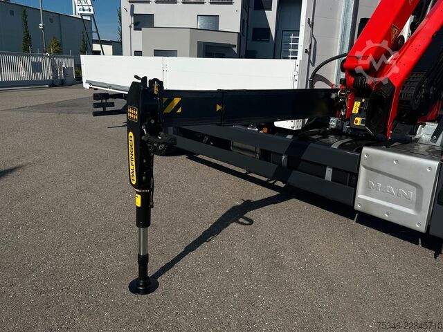 Flatbed truck MAN TGS 18.470 BL/ PK 14.502 /17m/Prit. 6,20m/ 9 tkm