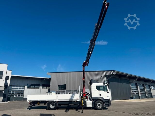 Flatbed truck MAN TGS 18.470 BL/ PK 14.502 /17m/Prit. 6,20m/ 9 tkm