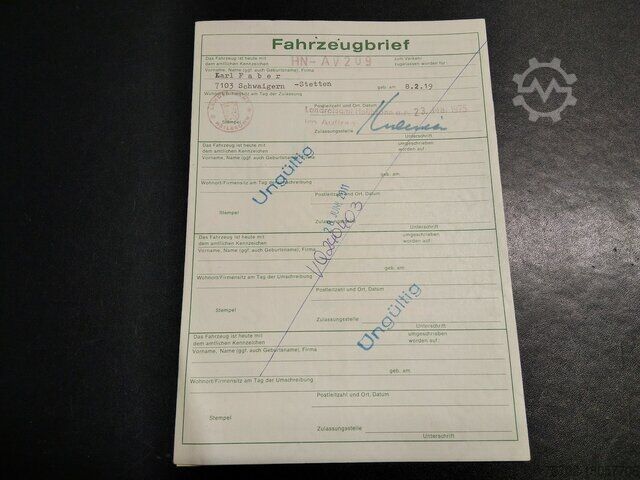 Agricultural machine Holder A 30 Allrad Schlepper