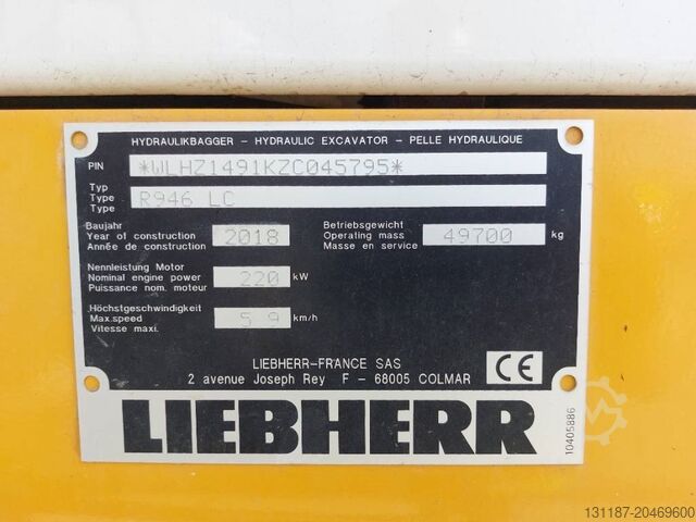 Raupenbagger Liebherr R946LC (Lifting Cab)