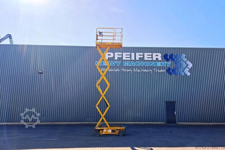 Scissor lift Haulotte Optimum 8 Electric, 7.77m Working Height, 230kg Ca