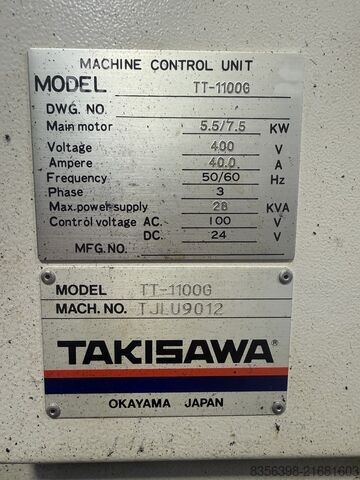 CNC turning and milling center Takisawa TT-1100G