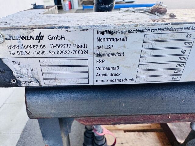 Zinkenverstellgerät Durwen RZV 45 S