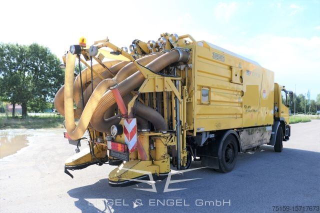 Vacuum tank truck mercedes-benz Atego ZW GLEISSAUGER Schienenreiniger KROLL 950.50 ZW Zweiwege