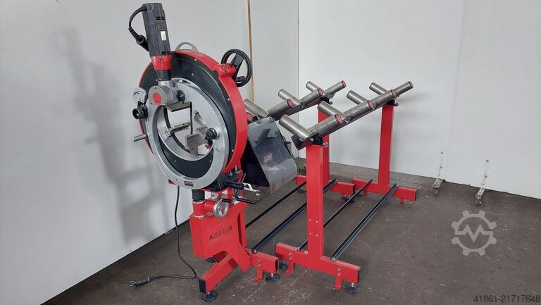Pipe sawing and beveling machine AXXAIR CC 322