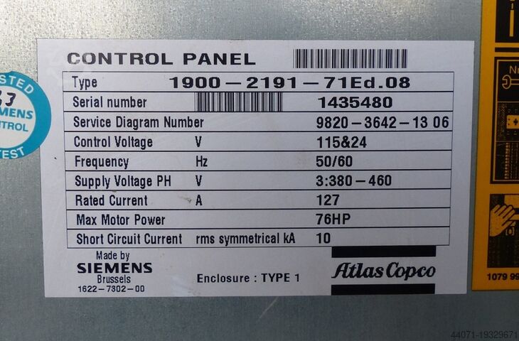 Schraubenkompressor ZT37VSD Atlas Copco ZT37VSD
