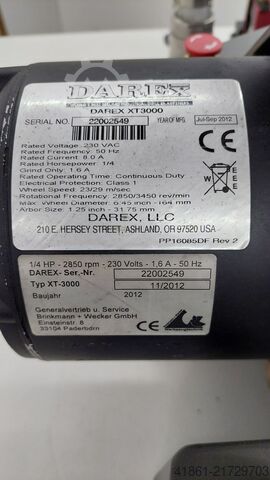 Twist drill grinding machine DAREX XT 3000