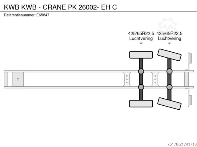 Tipper KWB KWB - CRANE PK 26002- EH C