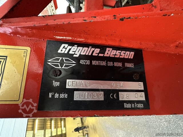 Gregoire Besson CEMAG leek planting machine 3 rows GREGOIRE-BESSON Cemag