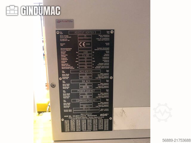 AGIE Agiecut VERTEX 3 AGIE Agiecut VERTEX 3