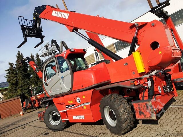 Telehandler rotating Manitou MRT 2470+ Privilege AC Klima