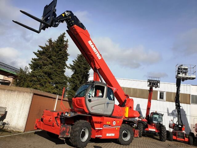 Telehandler rotating Manitou MRT 2470+ Privilege AC Klima