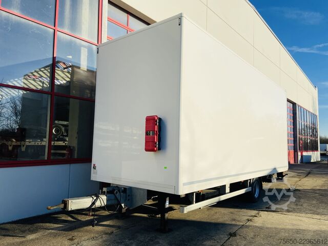 Box trailer Ackermann Z-KA-F10.5/7,5  1 Achs Kofferanhänger mit Ladebordwand 10,5 t GG