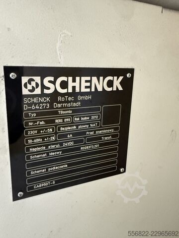 High-speed balancer for turbocharger cores Schenck TB Sonio