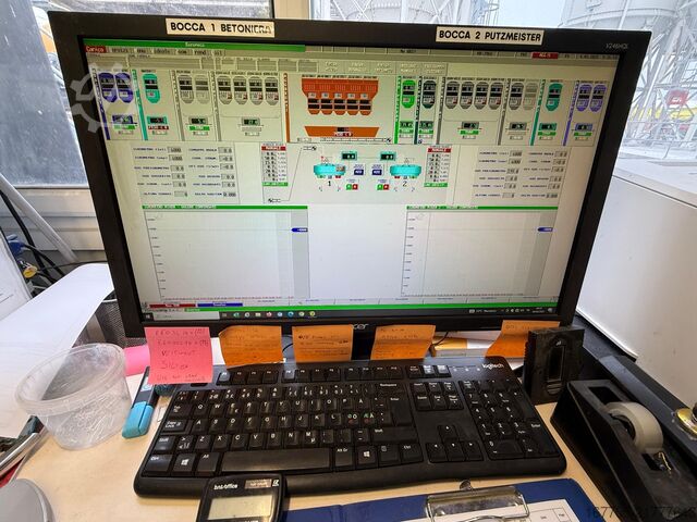 Stationary concrete mixing plant EUROMECC Euro5 MAX Wet